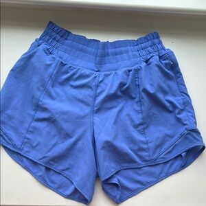 Lululemon Athletica Blue Athletic Shorts Moisture-Wicking Lightweight